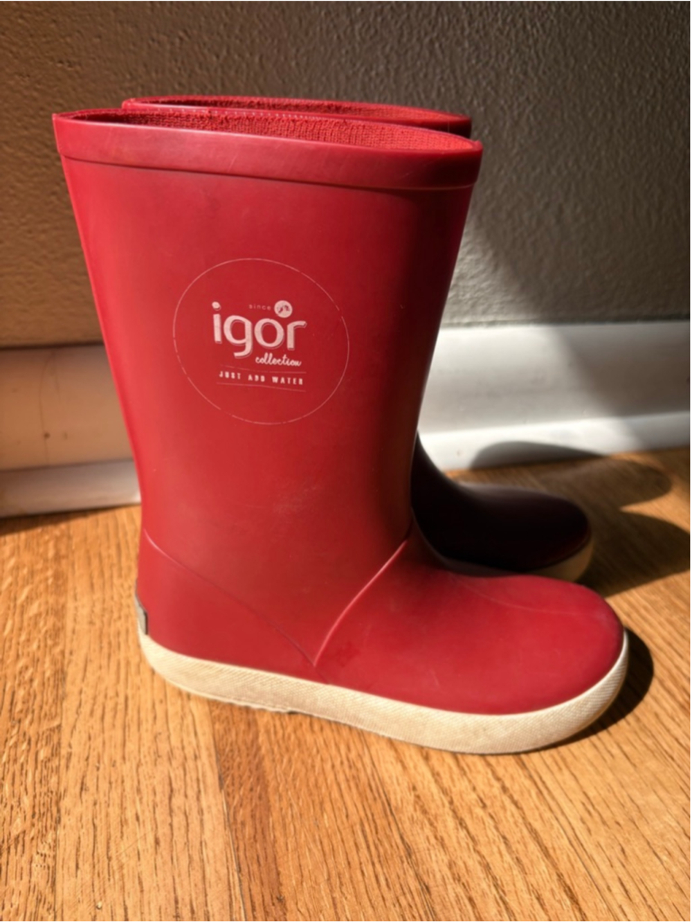 Igor Red Rain Boots Little Kid 12